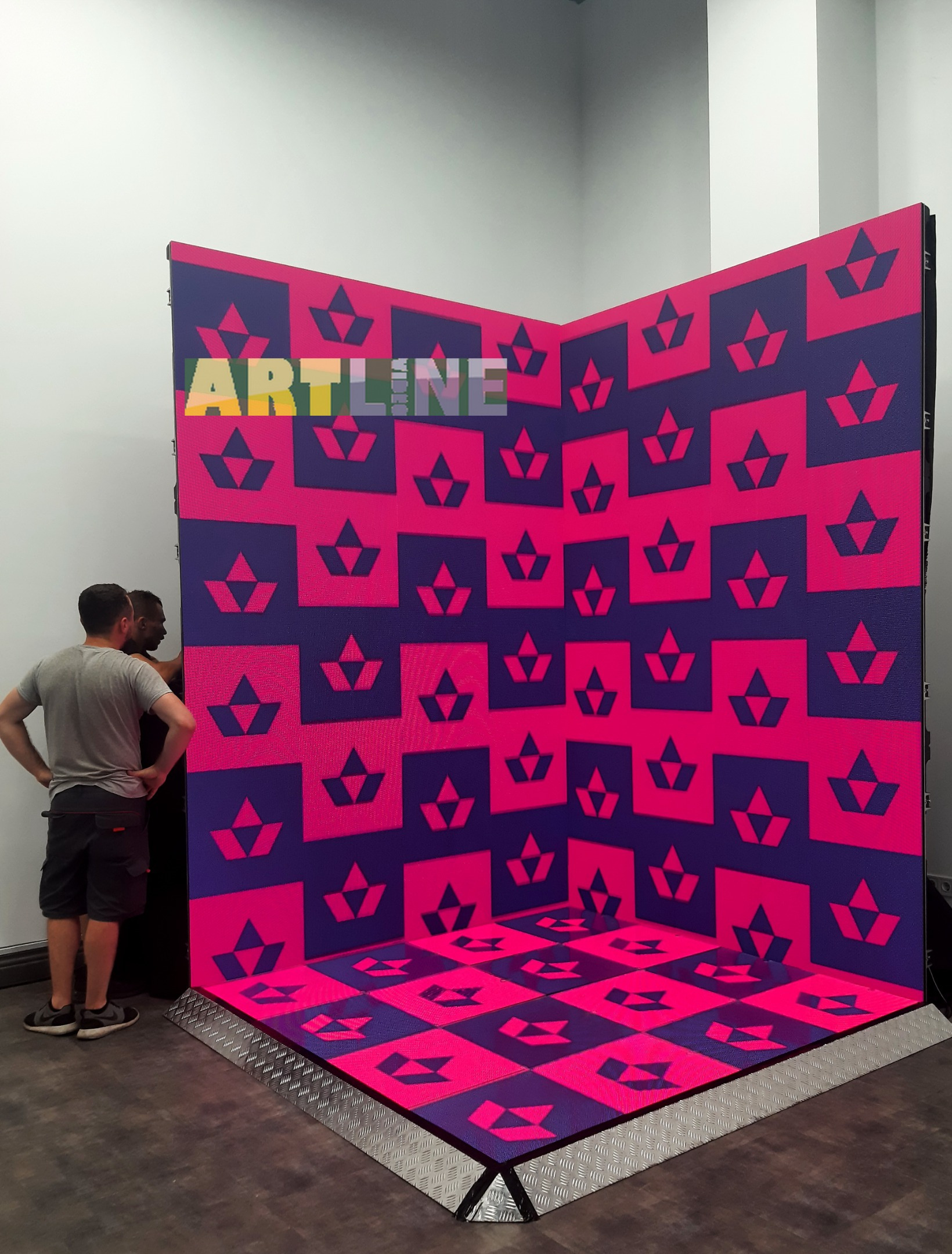 Фотозона из Лед экранов для компании Фавбет